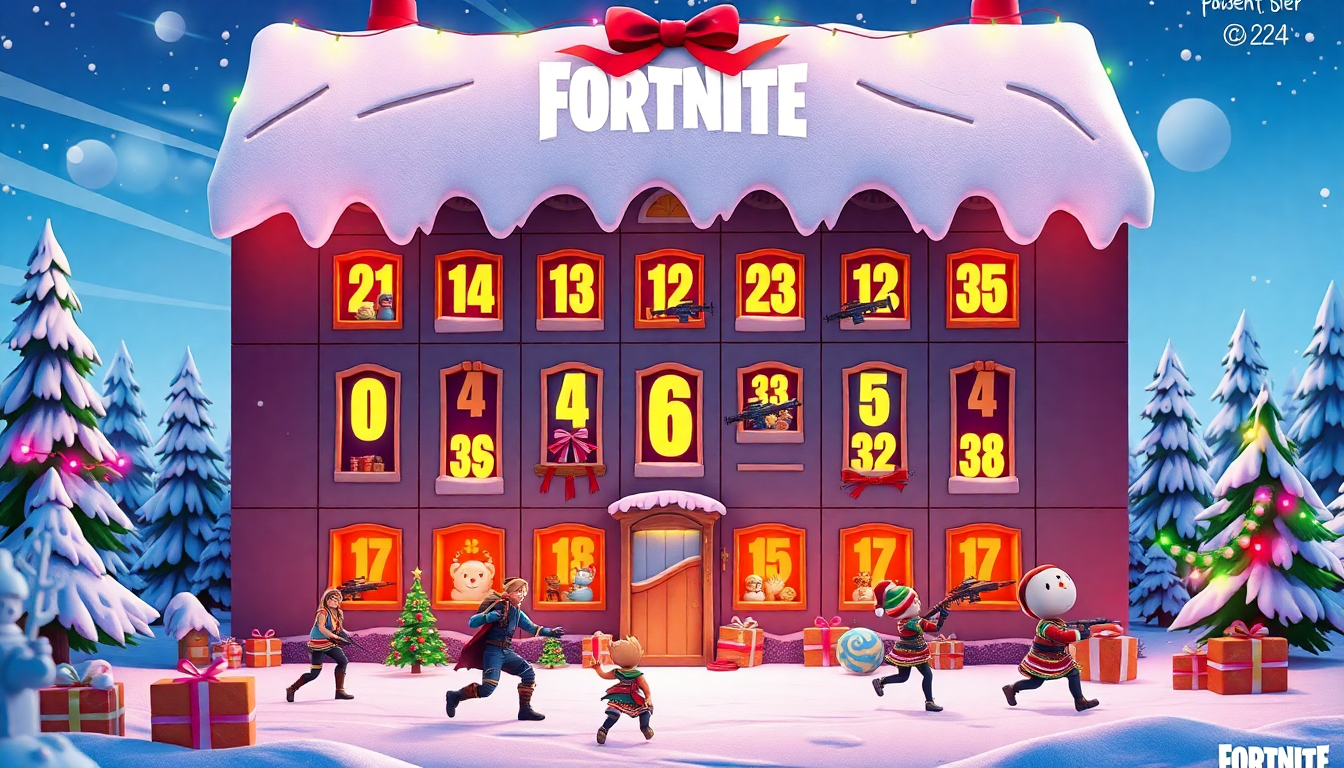 Der ultimative Fortnite-Adventskalender 2024 mit V-Bucks